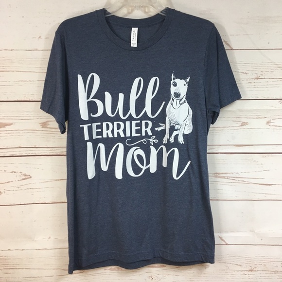 Bella Canvas Tops - Canvas Bull Terrier Mom Tee A6